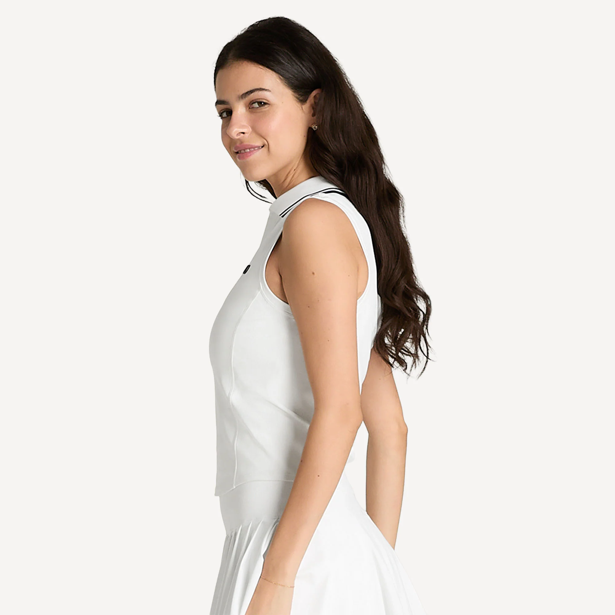 Wilson Women's Rib Sleeveless Tennis Polo - Image 3