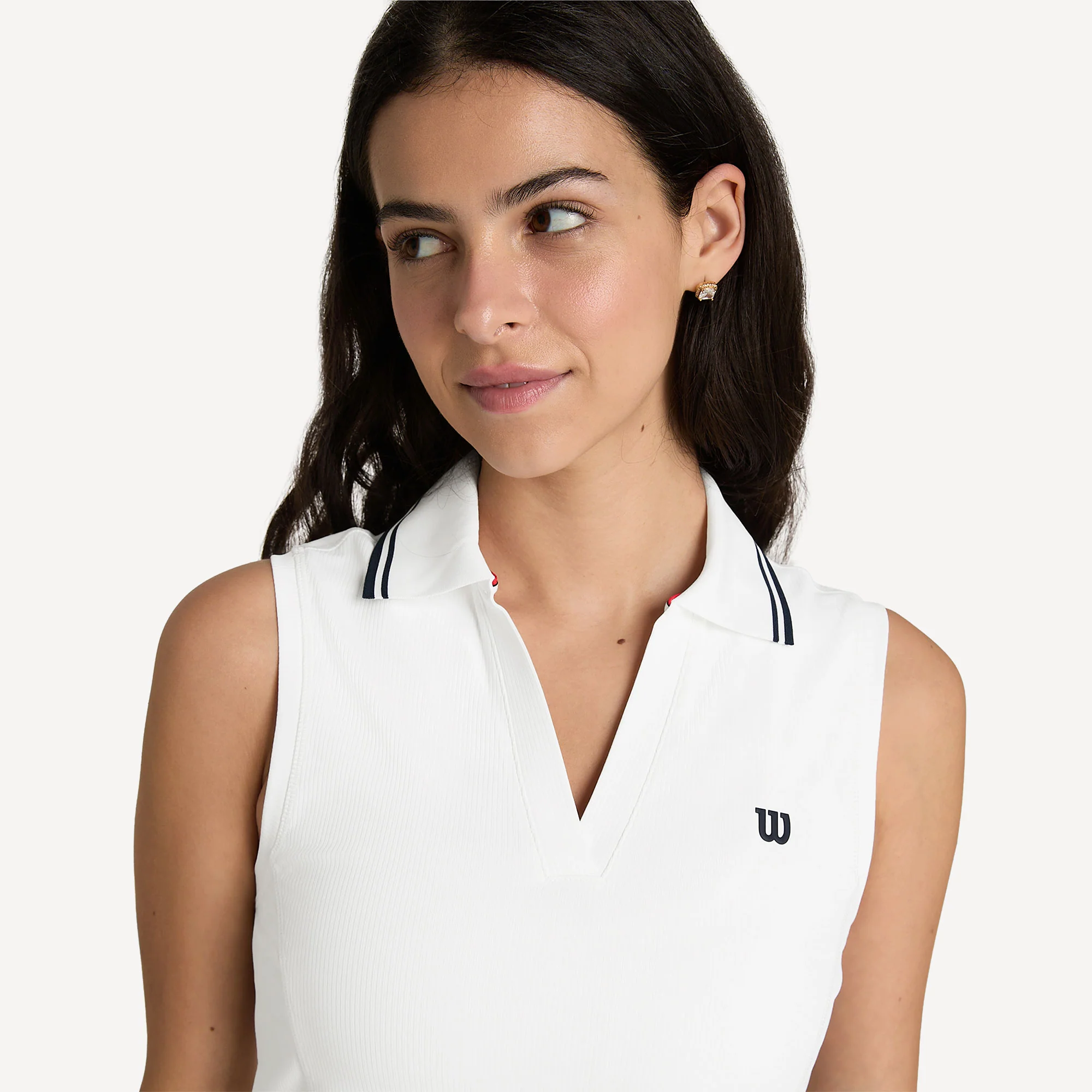 Wilson Women's Rib Sleeveless Tennis Polo - Image 4
